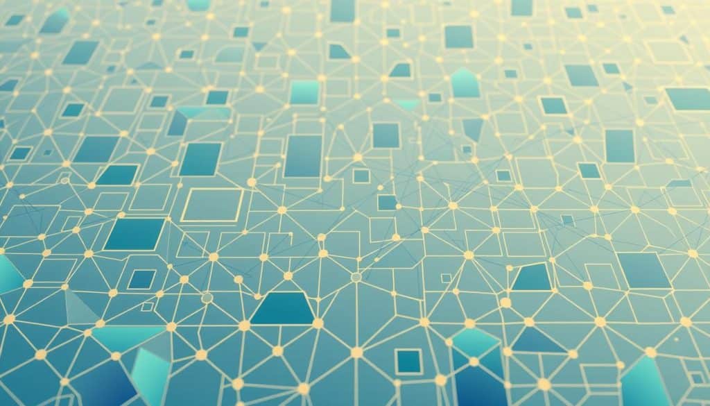 A meticulously designed financial pattern composed of intricate geometric shapes, gradient hues, and delicate line work. The foreground features a dynamic array of interlocking polygons, rectangles, and parallelograms in shades of blues, greens, and golds, conveying a sense of balance and order. The middle ground showcases a subtler pattern of intersecting curves and arcs, evoking the fluidity and interconnectedness of financial systems. In the background, a soft, ethereal backdrop of muted tones and subtle gradients provides a calming, contemplative atmosphere, emphasizing the conceptual nature of the subject matter. Captured with a wide-angle lens and soft, diffused lighting to create a sense of depth and dimensionality, this image aims to visually represent the intricate financial patterns and contexts that shape personal finance. A meticulously designed financial pattern composed of intricate geometric shapes, gradient hues, and delicate line work. The foreground features a dynamic array of interlocking polygons, rectangles, and parallelograms in shades of blues, greens, and golds, conveying a sense of balance and order. The middle ground showcases a subtler pattern of intersecting curves and arcs, evoking the fluidity and interconnectedness of financial systems. In the background, a soft, ethereal backdrop of muted tones and subtle gradients provides a calming, contemplative atmosphere, emphasizing the conceptual nature of the subject matter. Captured with a wide-angle lens and soft, diffused lighting to create a sense of depth and dimensionality, this image aims to visually represent the intricate financial patterns and contexts that shape personal finance.