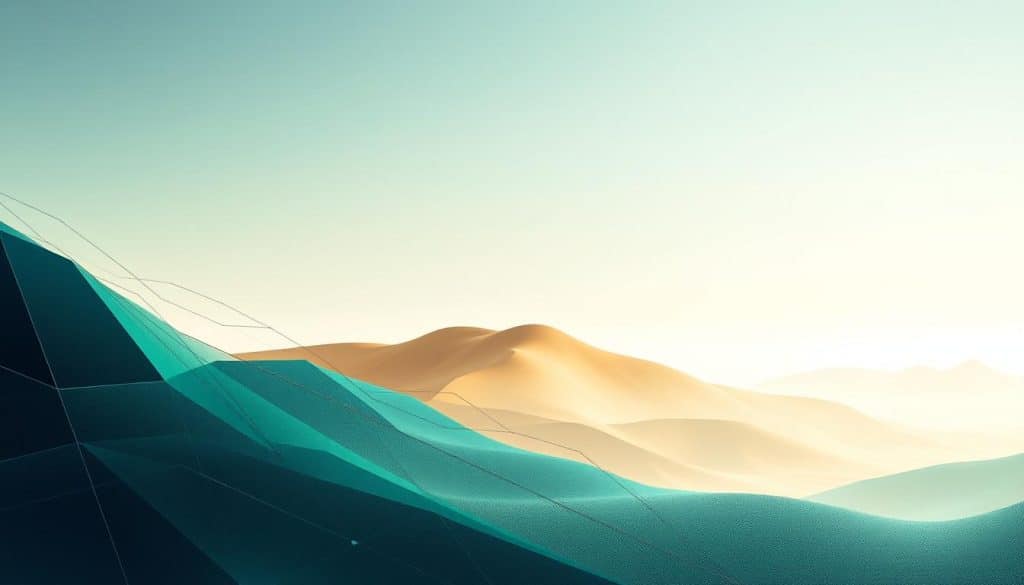 A serene, abstract landscape depicting the contrast and interplay between economics and finance. In the foreground, geometric shapes and lines in shades of blue and green symbolize the complex systems and data points of the financial world. In the middle ground, a fluid, organic form in warm earth tones represents the broader economic forces at play. The background features a soft, hazy sky, with muted light filtering through, conveying a sense of depth, perspective, and the broader context in which these disciplines operate. The overall composition evokes a contemplative, thoughtful mood, inviting the viewer to ponder the nuances and connections between these two vital realms. A serene, abstract landscape depicting the contrast and interplay between economics and finance. In the foreground, geometric shapes and lines in shades of blue and green symbolize the complex systems and data points of the financial world. In the middle ground, a fluid, organic form in warm earth tones represents the broader economic forces at play. The background features a soft, hazy sky, with muted light filtering through, conveying a sense of depth, perspective, and the broader context in which these disciplines operate. The overall composition evokes a contemplative, thoughtful mood, inviting the viewer to ponder the nuances and connections between these two vital realms.