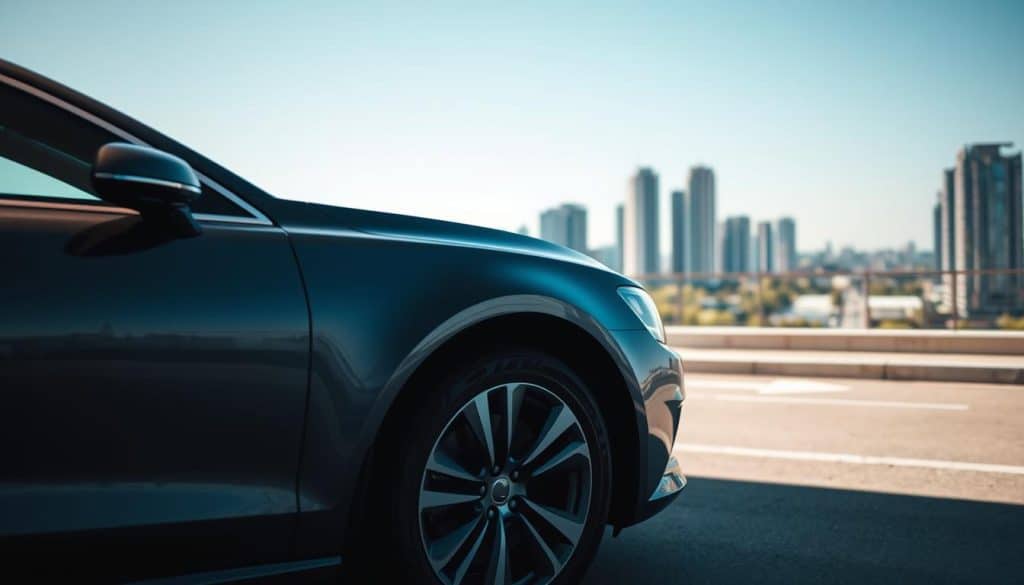 A sleek, modern car sits prominently in the foreground, its glossy surface reflecting the surrounding environment. The vehicle is illuminated by a soft, natural light, casting subtle shadows that accentuate its elegant lines. In the middle ground, a serene urban landscape unfolds, with towering buildings and a clear, blue sky above. The image conveys a sense of security and protection, with the car serving as a symbol of reliable transportation. The overall mood is one of sophistication and tranquility, perfectly capturing the essence of "precios seguros coche" for the article's section on car insurance obligations, prices, and coverage. A sleek, modern car sits prominently in the foreground, its glossy surface reflecting the surrounding environment. The vehicle is illuminated by a soft, natural light, casting subtle shadows that accentuate its elegant lines. In the middle ground, a serene urban landscape unfolds, with towering buildings and a clear, blue sky above. The image conveys a sense of security and protection, with the car serving as a symbol of reliable transportation. The overall mood is one of sophistication and tranquility, perfectly capturing the essence of "precios seguros coche" for the article's section on car insurance obligations, prices, and coverage.