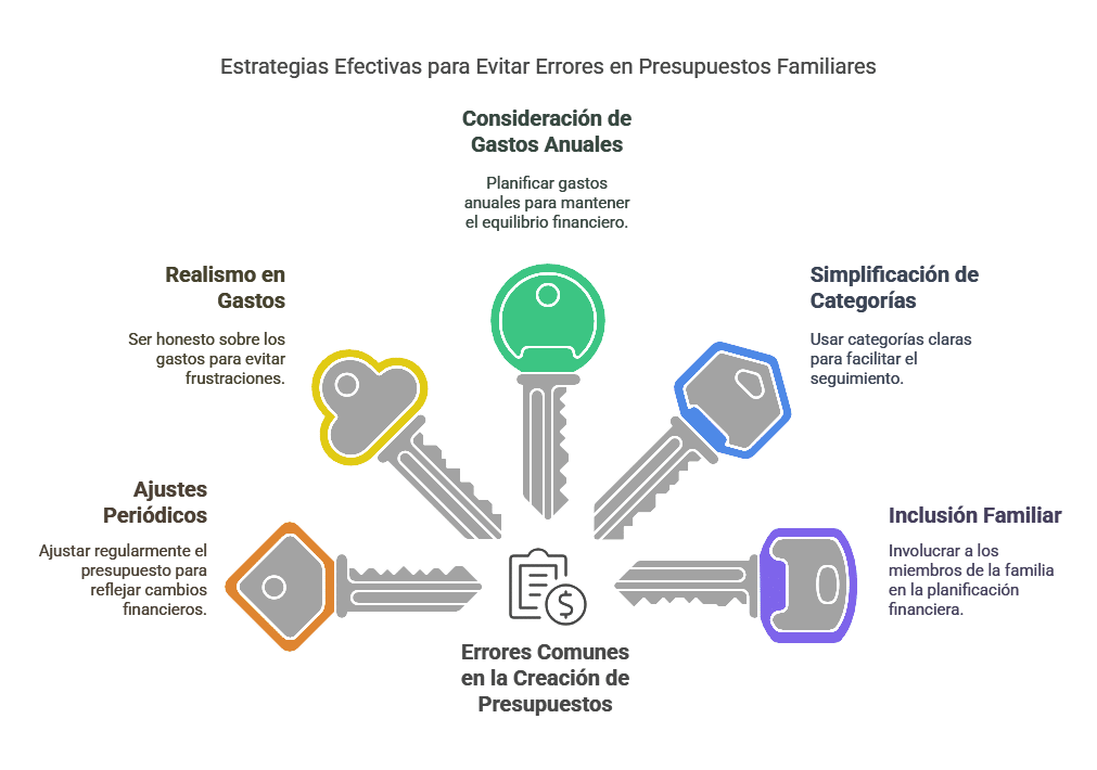 Errores Comunes al Crear un Presupuesto Familiar (y Cómo Evitarlos)